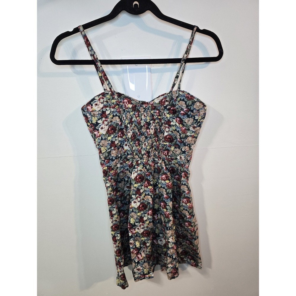VTG Y2K Deb Floral Corset Button Front Coquette Dainty Feminine Dress Small - Picture 8 of 13